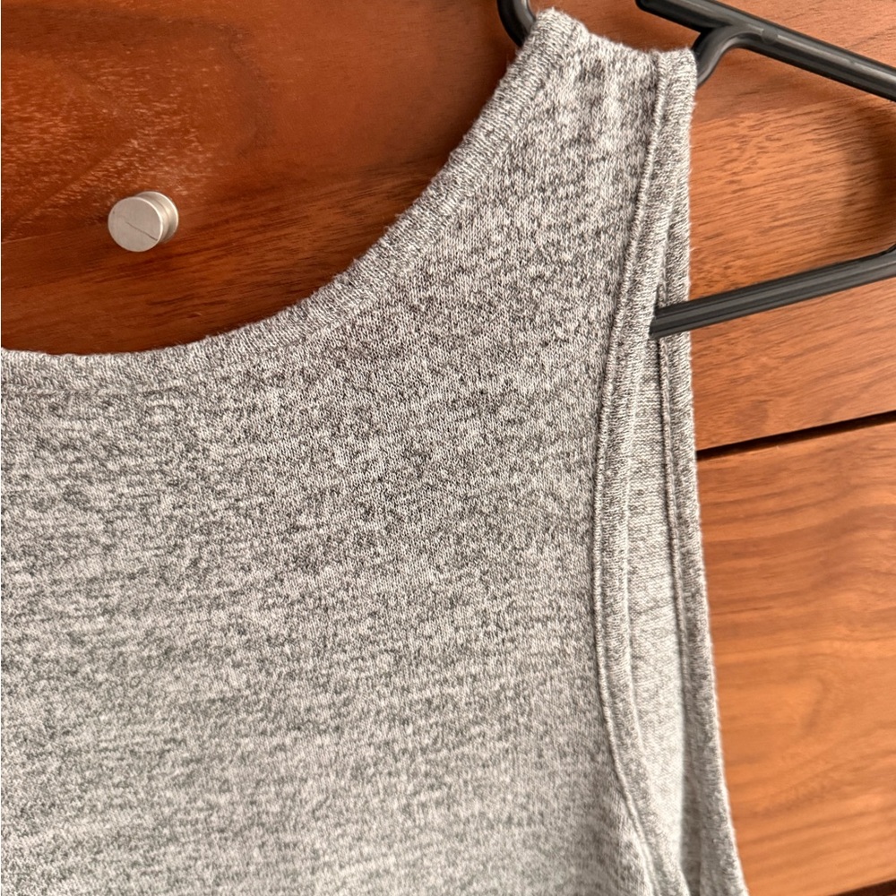 Banana Republic Womens Tank Top Gray Lounge Normcore Streetwear Momcor XL - Picture 7 of 11